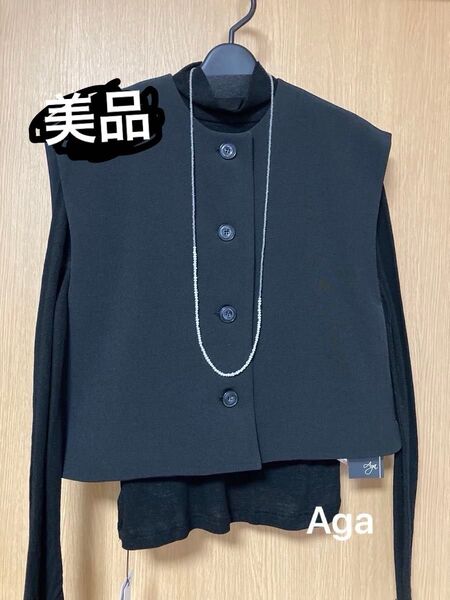 ヤマダヤ Aga ショートベスト フォーマル