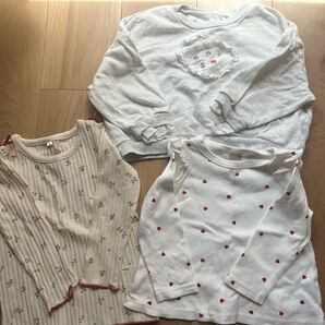 バースデイ ナユン プティマイン 西松屋 花柄 ハート トレーナー Tシャツ