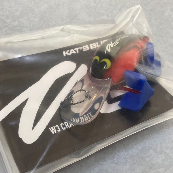 ■カッツバディ W3 クランクベイト アップルレッドクロー 新品 BLOCKCHAIN LURES
