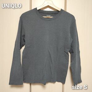 UNIQLO SOFT TOUCH COTTON クルーネック 長袖Tシャツ(S)