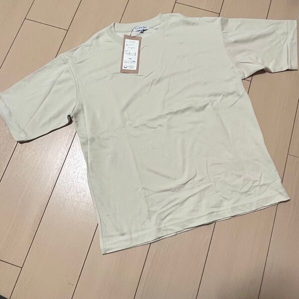 値下げ 新品 CLOSSHI 半袖 Tシャツ Lサイズ クリーム色 新品未使用