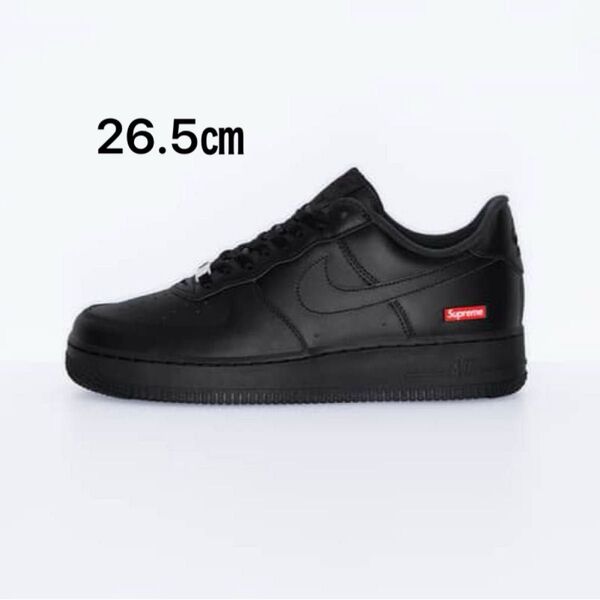 新品 26.5㎝ Supreme × Nike Air Force 1 Low Black
