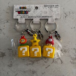 SUPER NINTENDO WORLD キーホルダー 3個セット USJ