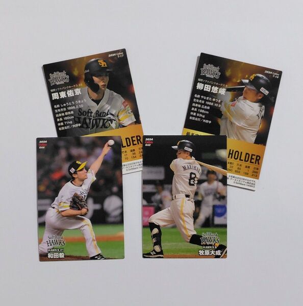 ソフトバンクホークス カード プロ野球チップス Calbee
