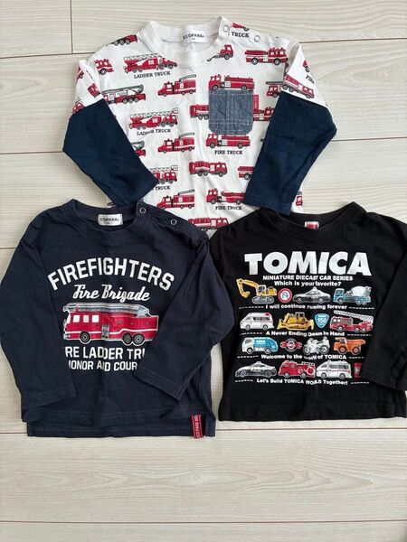 子供服 長袖Tシャツ 3枚セット まとめ売り