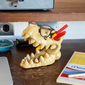 新品 スケルトンヘッド T.REX ダルトン メガネホルダー 恐竜 オブジェ