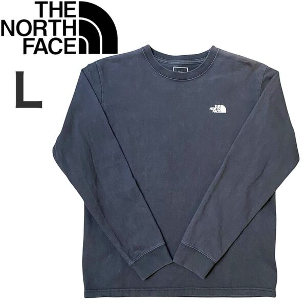 THE NORTH FACE スクエアロゴ ロンT Lサイズ 春夏