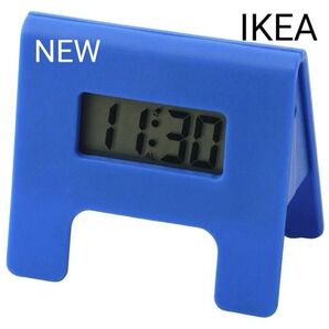 イケア IKEA KUPONG クポング 目覚まし時計, ブライトブルー, 1個 NEW