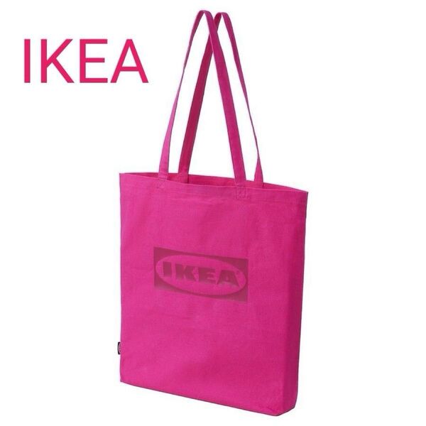 IKEA イケア EFTERTRDA エフテルトレーダ トートバッグ ピンク 1枚 エコバッグ