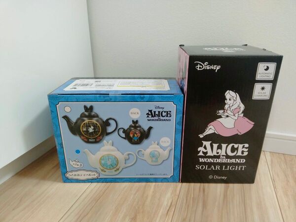 ふしぎの国のアリス うさみみティーポット ホワイト ディズニーDisney アリス・イン・ワンダーランド ソーラーライト