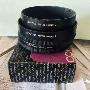 CONTAX GELATINE FILTER HOLDERとメタルフード