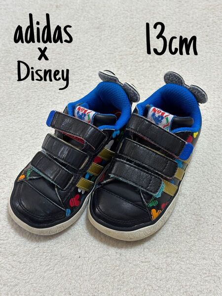 adidas × Disney スニーカー ミッキー 13.0cm
