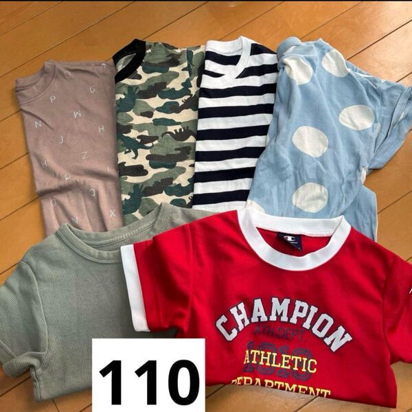 西松屋 無印良品 Champion 半袖 Tシャツ 6枚 セット 110