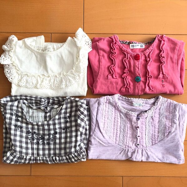 女の子 トップス 4枚セット まとめ売り 90cm95cm