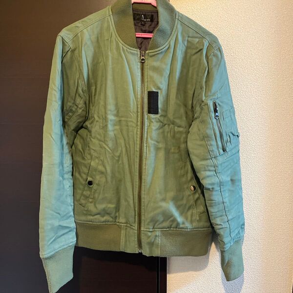 ジャケット ブルゾン カーキグリーン Lサイズ アウター メンズ