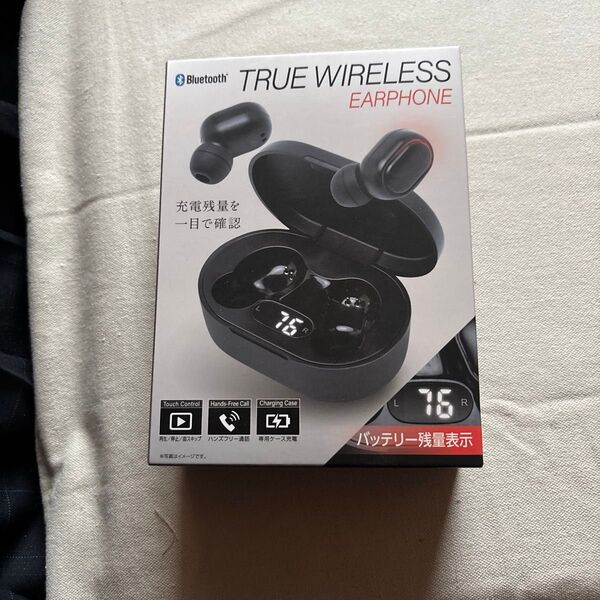 TRUE WIRELESS EARPHONE ブラック 未使用