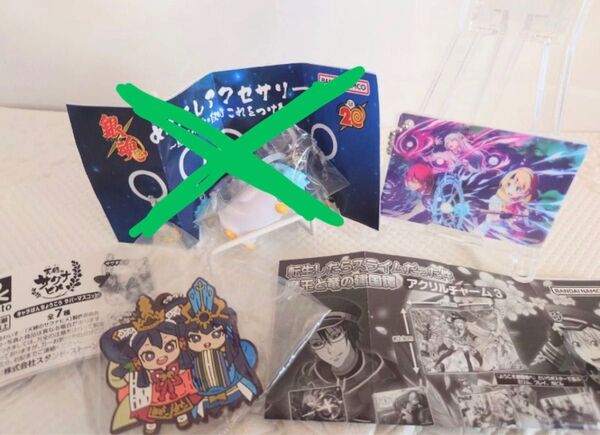 転生したらスライムだった件 アクリルチャーム3 サクナヒメ ラバーマスコット 2個セット