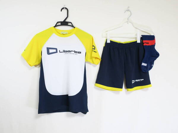 リベルタ サッカースクール ユニフォーム シャツ パンツ ソックス 上下セット ジュニア 145 140㎝~150cm トレーニングウェア