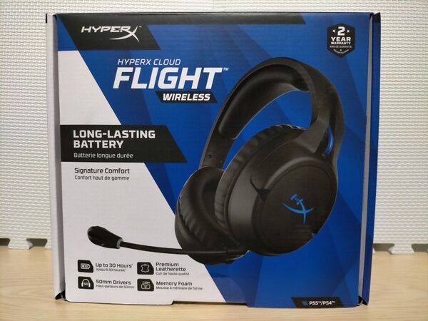 hyperX Cloud Flight ワイヤレスゲーミングヘッドセット PS5