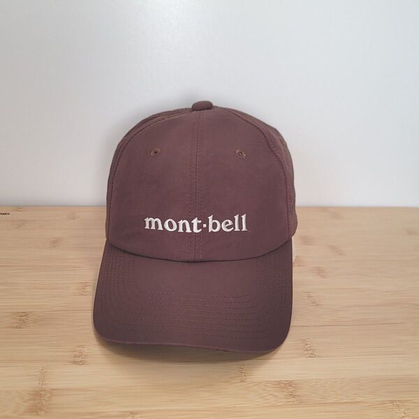 mont-bell cap モンベル キャップ ブラウン サイズS/M montbell 登山 トレッキング アウトドア
