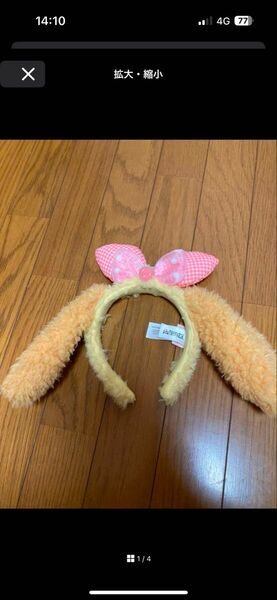 香港ディズニー カチューシャ ピンク