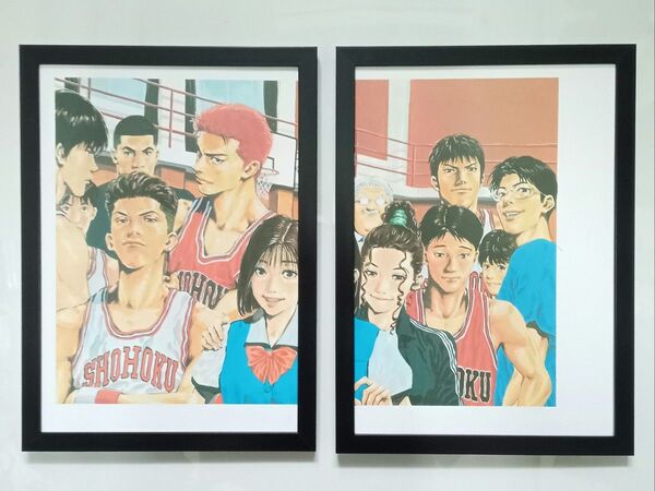 SLAM DUNK スラムダンク コミックス 31巻 表紙イラスト ポスター 額付き 2枚セット