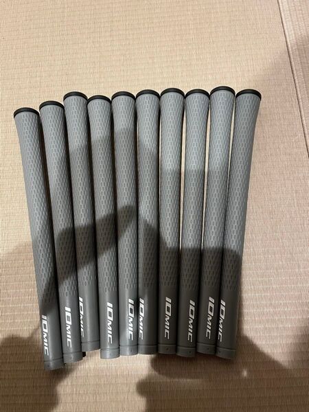 IOMIC ゴルフグリップ 10本セット グレー