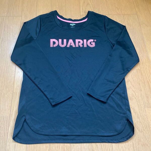 DUARIG 長袖Tシャツ Sサイズ 黒 軽量 乾きやすい