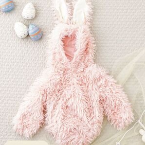 新品未開封★うさぎロンパース 80〜90サイズ スリーコインズ スリコ
