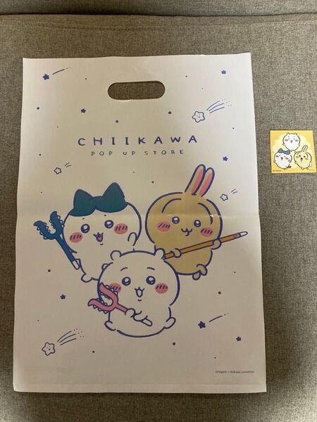 オリオンビール ちいかわ ステッカー ショッパー ポップアップストア 沖縄 限定 ショップ袋 レア ビニール袋 ハチワレ うさぎ