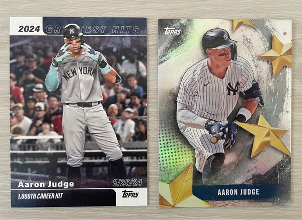 Topps Tokyo Series 2025 MLB アーロンジャッジ選手トレーディングカード 2枚セット 東京シリーズ