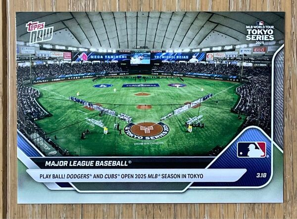 Topps Tokyo Series 2025 MLB トレーディングカード カード1 東京シリーズ
