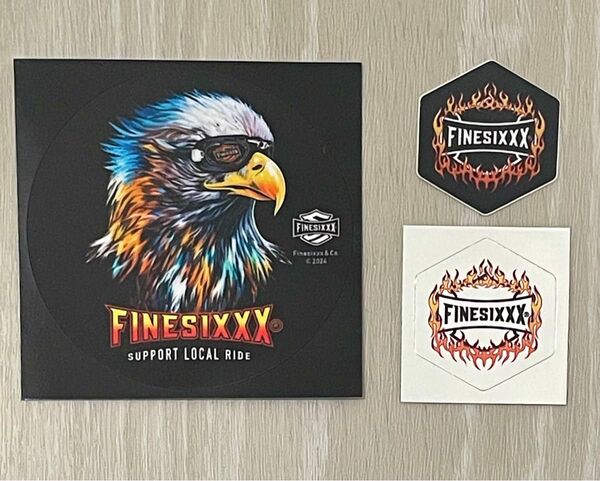 FINESIXXX ファインシックス STICKER ステッカー 3枚セット 非売品