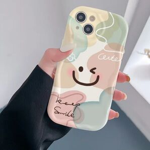Redmi12 5Gケース ピンク スマイル