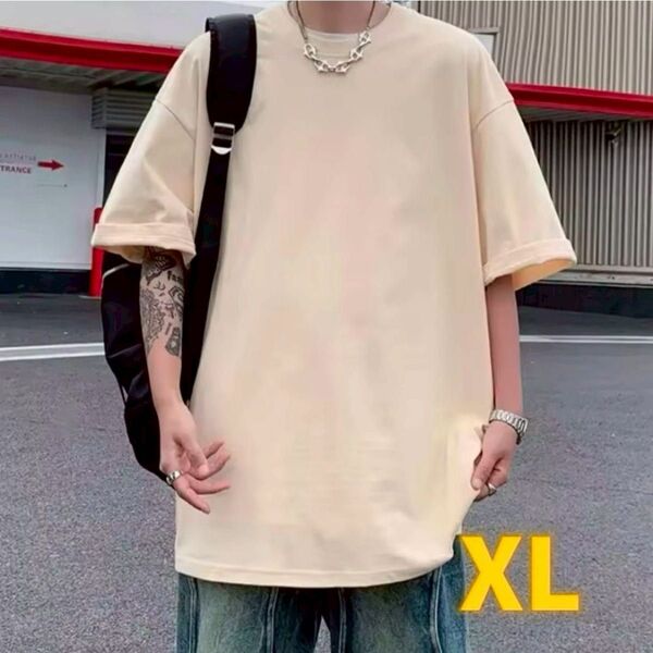 五分袖 Tシャツ メンズ プルオーバー ビッグシルエット ドロップショルダー Uネック ゆったり トップス