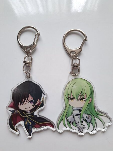 コードギアス 反逆のルルーシュ アクリルキーホルダー ルルーシュゼロ&C.C