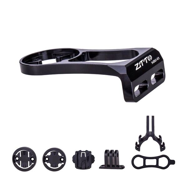 ZTTO 黒色 サイコン用マウントブラケット GARMIN Bryton IGPSPORT CATEYE