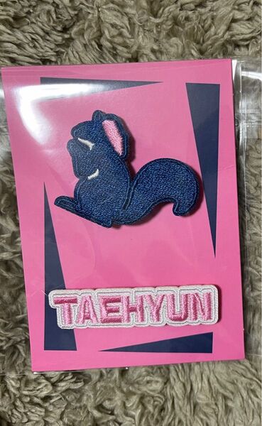 TOMORROW X TOGETHERTXT weverse 刺繍 バッジ テヒョン カンテ TXT トゥバ