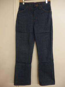 * rare USA made America made 70's~ Vintage Wrangler boots cut Denim 345DEN FLAIRE LEG Flare W28 blow kn Denim Wrangler *