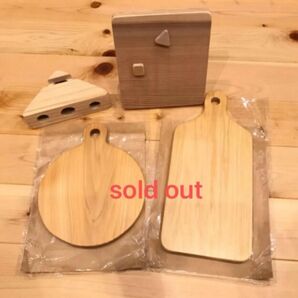 天然素材 木製グッズ&帆布バッグ3点セット