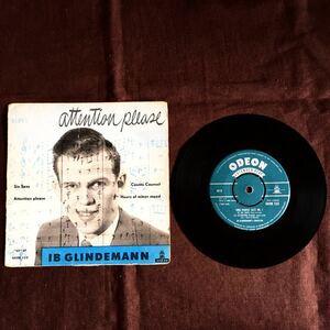 7インチ45回転EP/IB Glindemann/Attention Please/Ung Dansk Jazz/ODEON/デンマーク/ビッグ・バンド・ジャズ/GEOK 125/1956年