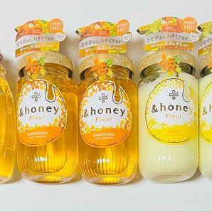 &honey Fleur シャンプー ×2 ヘアトリートメント ×2 ボディウォッシュ ×1