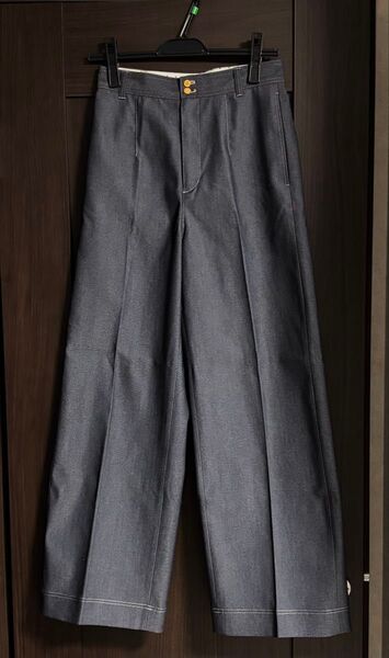 【美品】LOULOU WILLOUGHBY ルルウィルビー センターラインデニム