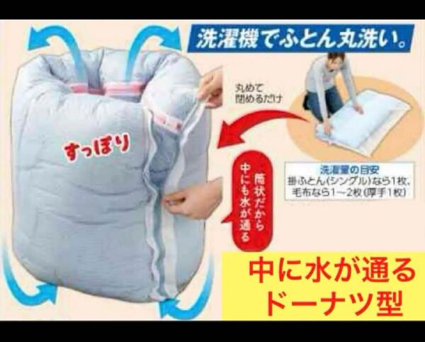 布団用ネット 大物洗い用ネット ふとん用洗濯ネット 毛布用 寝具 特大ネット ランドリーネット 大掃除 大物洗濯グッズ 毛布洗い