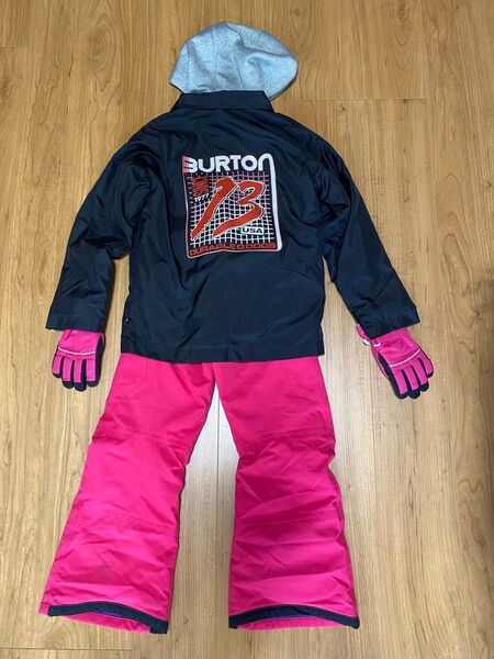 バートン BURTON 上下セット ストーボード スキーウエア 手袋