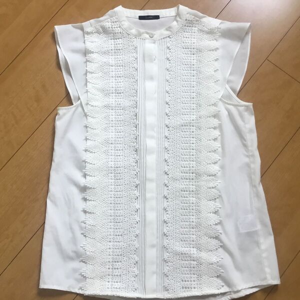 URBAN RESEARCH ROSSO センターレースブラウス ホワイト フリーサイズ