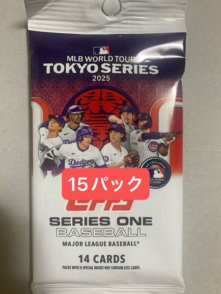 topps tokyo series 15パック
