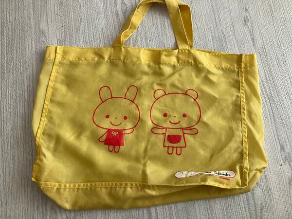 トートバッグ 手提げ 幼稚園 保育園 学研 Gakken 黄色 てさげ