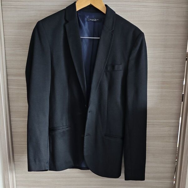 【ZARA MAN】テーラードジャケット 黒 裏地あり