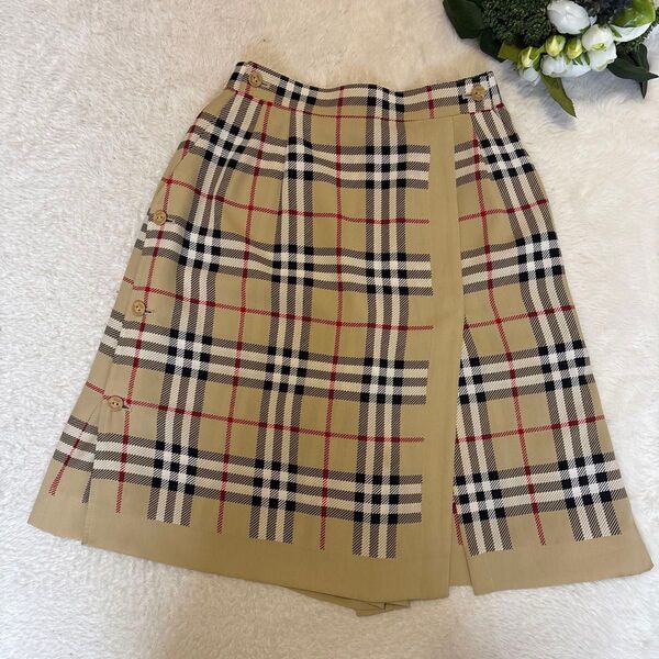 Burberrys バーバリー ノバチェック キュロット ラップキュロット